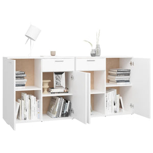 vidaXL Sideboard White 160x36x75 cm Engineered Wood