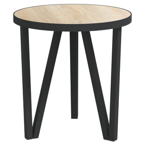 vidaXL Tea Table Sonoma Oak Ø35 cm MDF