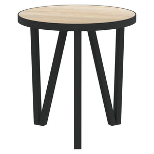 vidaXL Tea Table Sonoma Oak Ø35 cm MDF