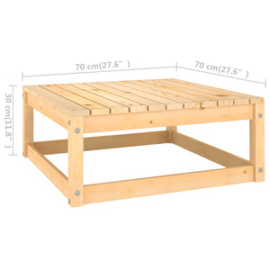 vidaXL 10 Piece Garden Lounge Set Solid Pinewood