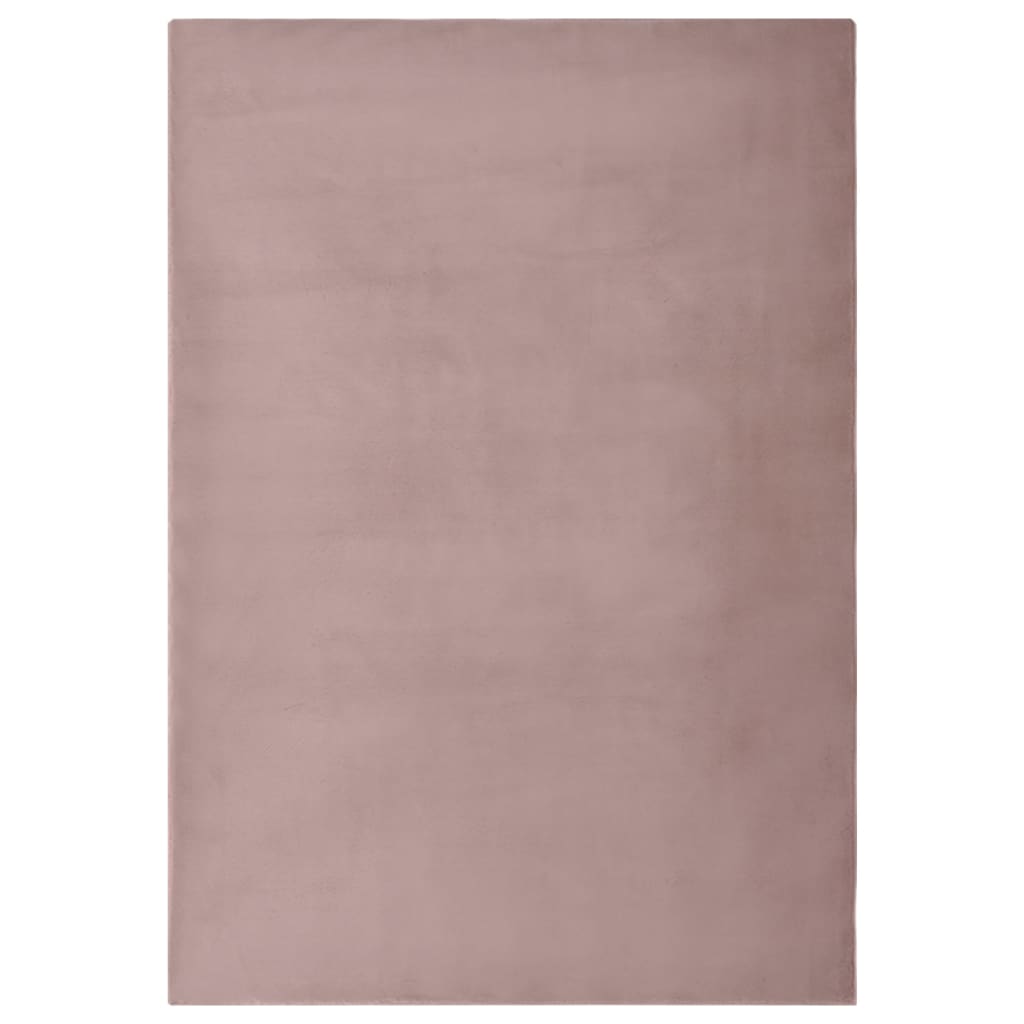 vidaXL Rug Faux Rabbit Pelt 180x270 cm Old Pink