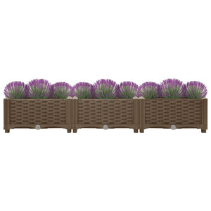 vidaXL Raised Bed 120x40x23 cm Polypropylene