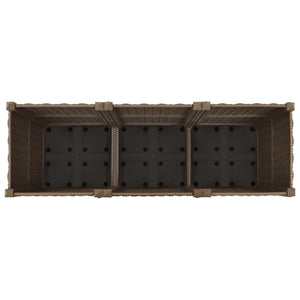 vidaXL Raised Bed 120x40x38 cm Polypropylene