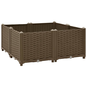 vidaXL Raised Bed 80x80x38 cm Polypropylene