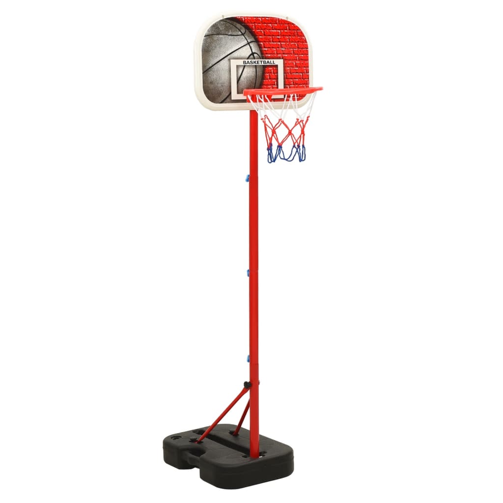 vidaXL Portable Basketball Play Set Adjustable 138.5-166 cm