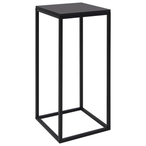 vidaXL Side Tables 2 pcs Black Steel