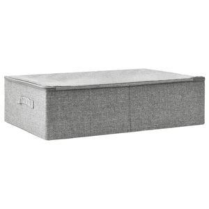 vidaXL Storage Box Fabric 70x40x18 cm Grey