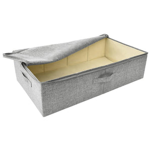 vidaXL Storage Box Fabric 70x40x18 cm Grey