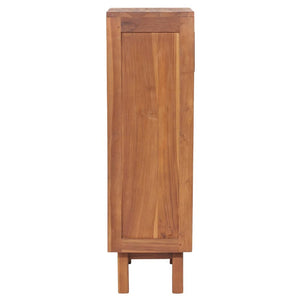 vidaXL Sideboard with 5 Drawers 40x30x100 cm Solid Teak Wood