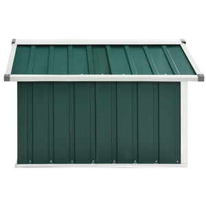 vidaXL Garden Robot Lawnmower Shed 92x97x63 cm Galvanised Steel Green