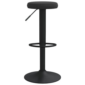 vidaXL Bar Stools 2 pcs Black Velvet