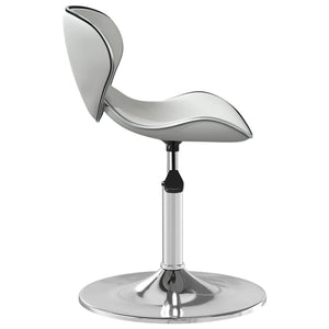 vidaXL Bar Stool White Faux Leather