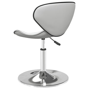 vidaXL Bar Stool White Faux Leather