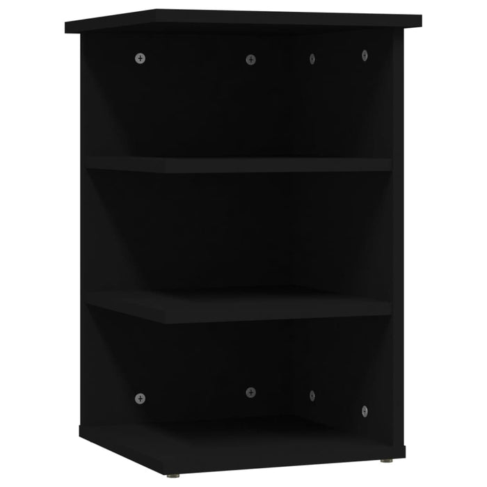 vidaXL Side Cabinet Black 35x35x55 cm Engineered Wood