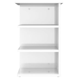 vidaXL Side Cabinet High Gloss White 35x35x55 cm Engineered Wood