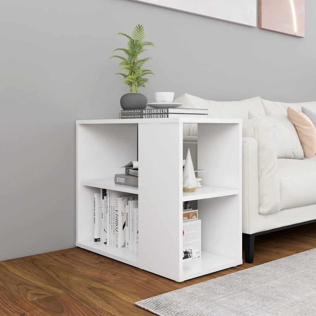 vidaXL Side Cabinet White 60x30x50 cm Engineered Wood