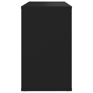 vidaXL Side Cabinet Black 60x30x50 cm Engineered Wood