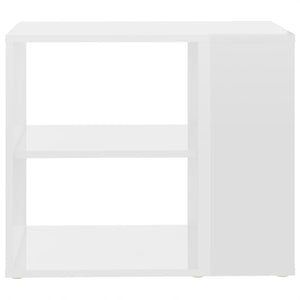 vidaXL Side Cabinet High Gloss White 60x30x50 cm Engineered Wood