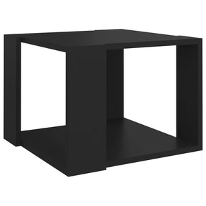 vidaXL Coffee Table Black 40x40x30 cm Engineered Wood