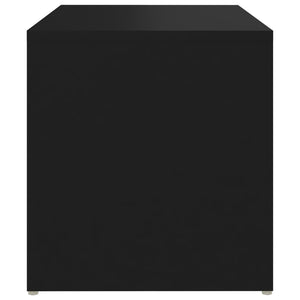 vidaXL Side Table Black 59x36x38 cm Engineered Wood