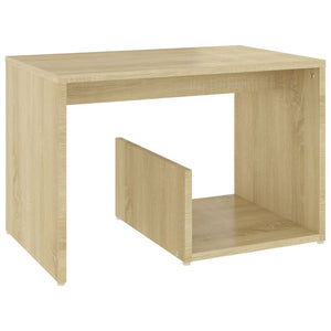 vidaXL Side Table Sonoma Oak 59x36x38 cm Engineered Wood