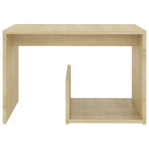 vidaXL Side Table Sonoma Oak 59x36x38 cm Engineered Wood