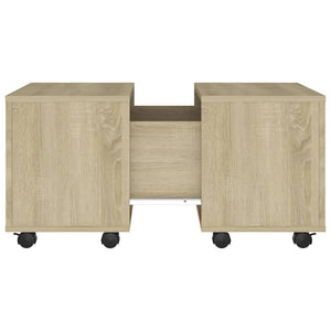 vidaXL Coffee Table Sonoma Oak 60x60x38 cm Engineered Wood