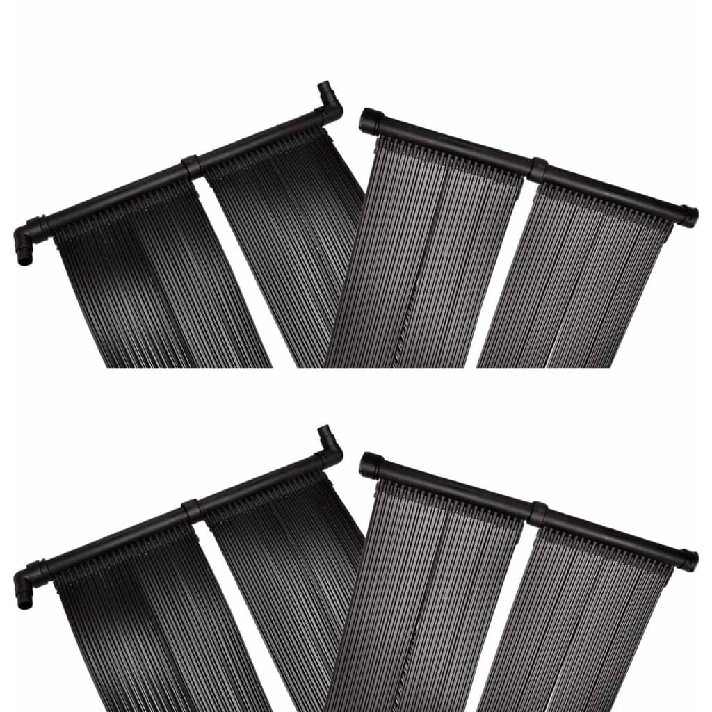 vidaXL Solar Pool Heater Panel 4 pcs 80x620 cm