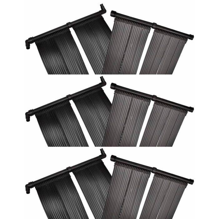 vidaXL Solar Pool Heater Panel 6 pcs 80x620 cm