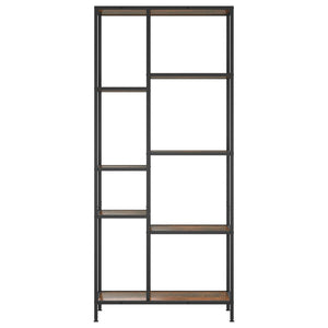 vidaXL Book Shelf 80x30x180 cm Steel and Engineered Wood