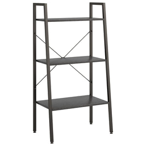 vidaXL 3-Tier Standing Shelf Black 56x35x108 cm