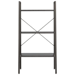 vidaXL 3-Tier Standing Shelf Black 56x35x108 cm