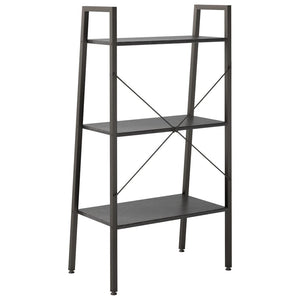 vidaXL 3-Tier Standing Shelf Black 56x35x108 cm