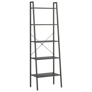 vidaXL 5-Tier Standing Shelf Black 56x35x174 cm