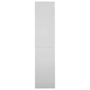 vidaXL Office Cabinet with Sliding Door Light Grey 90x40x180 cm Steel