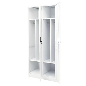 vidaXL Wardrobe White 80x50x180 cm Steel