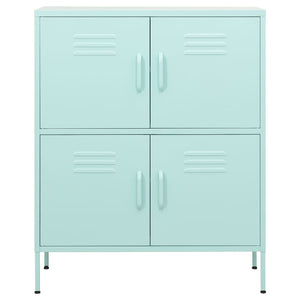 vidaXL Storage Cabinet Mint 80x35x101.5 cm Steel