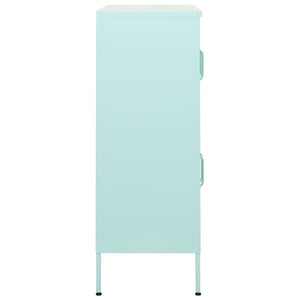 vidaXL Storage Cabinet Mint 80x35x101.5 cm Steel