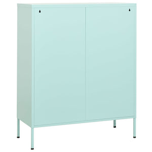 vidaXL Storage Cabinet Mint 80x35x101.5 cm Steel