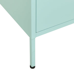 vidaXL Storage Cabinet Mint 80x35x101.5 cm Steel