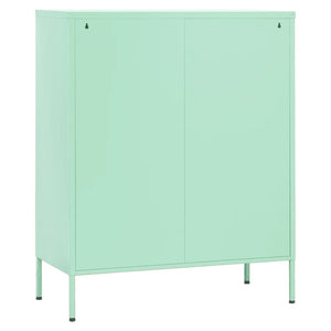 vidaXL Storage Cabinet Mint 80x35x101.5 cm Steel