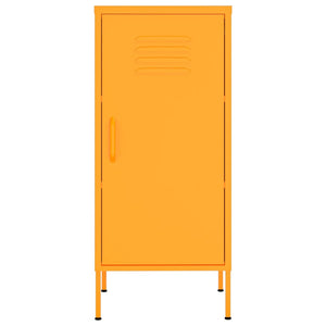 vidaXL Storage Cabinet Mustard Yellow 42.5x35x101.5 cm Steel