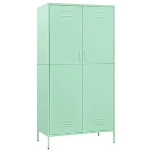 vidaXL Wardrobe Mint 90x50x180 cm Steel