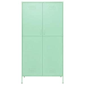 vidaXL Wardrobe Mint 90x50x180 cm Steel