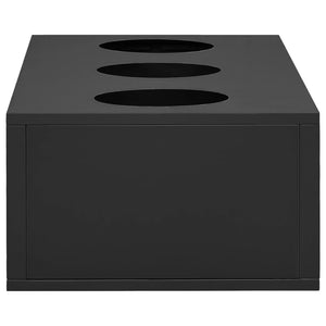 vidaXL Office Flower Box Anthracite 90x40x23 cm Steel