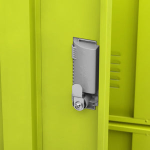 vidaXL Locker Cabinet Light Grey and Green 90x45x92.5 cm Steel