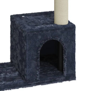 vidaXL Cat Tree with Sisal Scratching Posts Dark Grey 70 cm