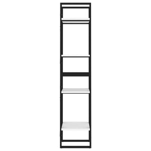 vidaXL 4-Tier Book Cabinet White 40x30x140 cm Engineered Wood