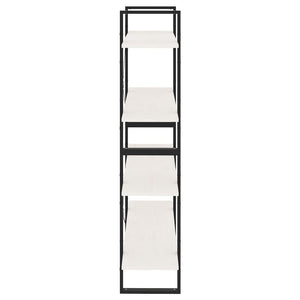 vidaXL 4-Tier Book Cabinet White 100x30x140 cm Solid Pine Wood