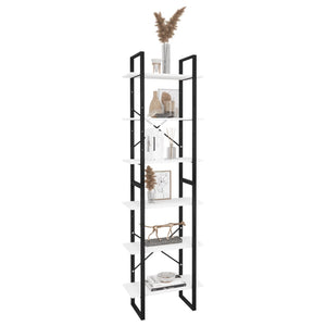 vidaXL Storage Shelf White 60x30x210 cm Engineered Wood